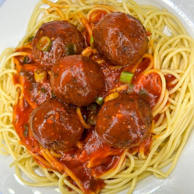 Pasta with Meatballs.