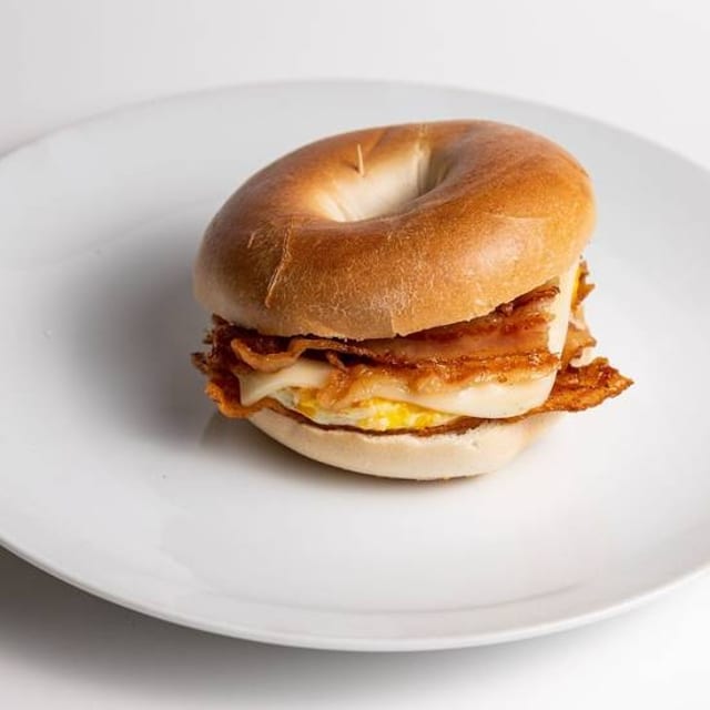 Bacon, Egg and Cheese Sandwich.